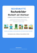 Rechenbilder Blockwelt und Abenteuer: Titelseite des PDFs